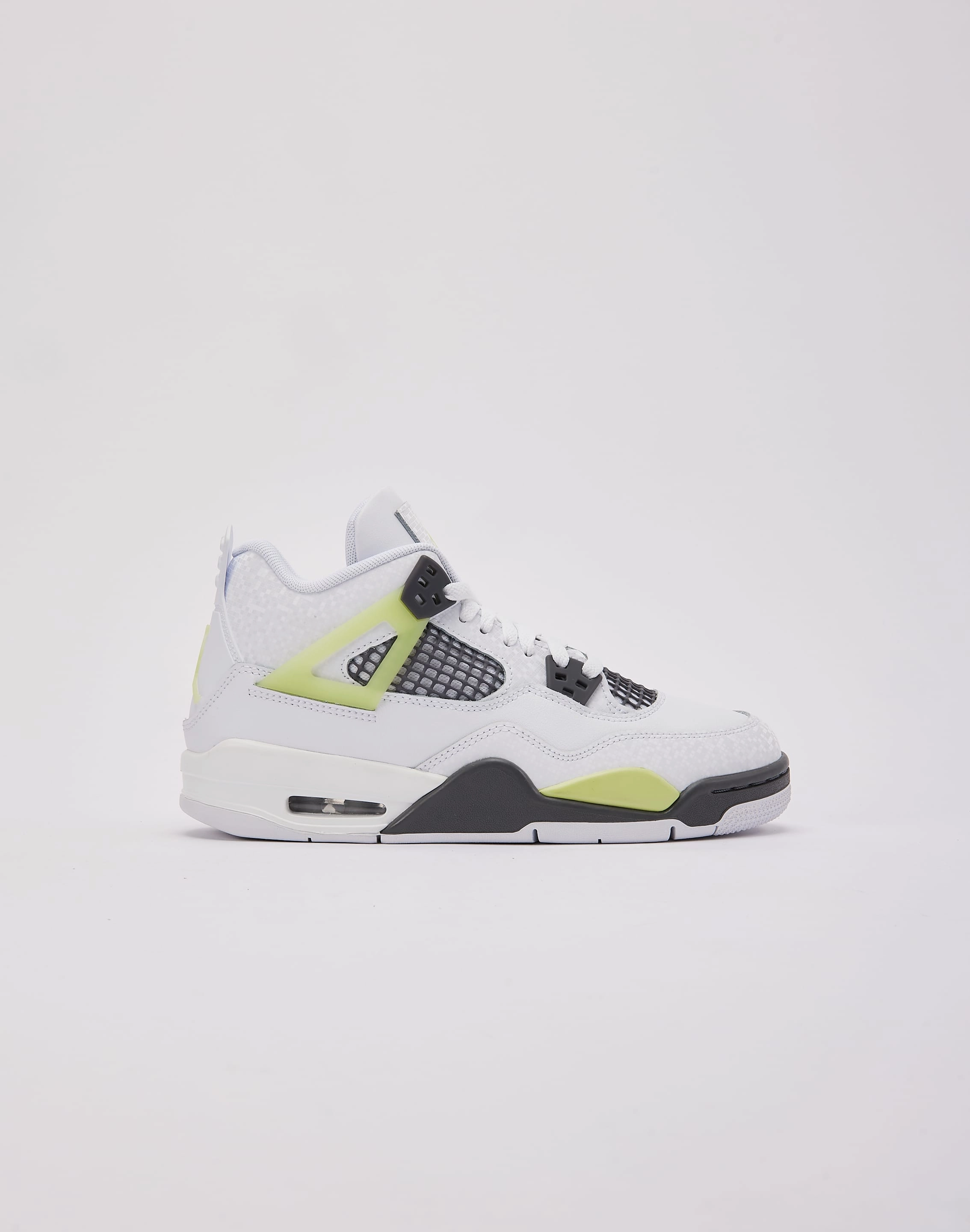 Supportive Traction Top-rated Jordan Air Jordan 4 Retro 'Light Lemon Twist' Grade-School
