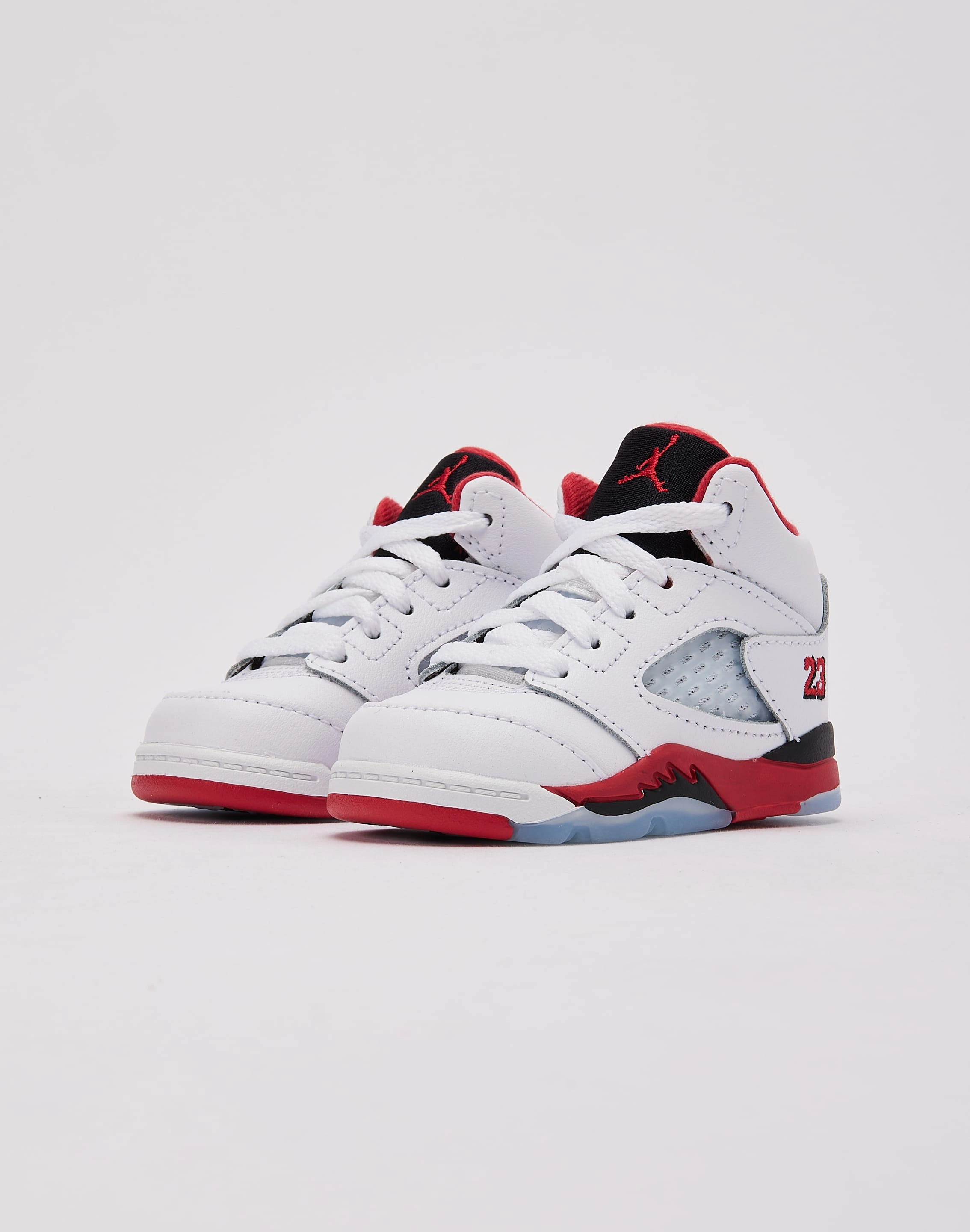 high - cut Upgraded wear Jordan Air Jordan 5 Retro 'Fire Red Black Tongue' Toddler