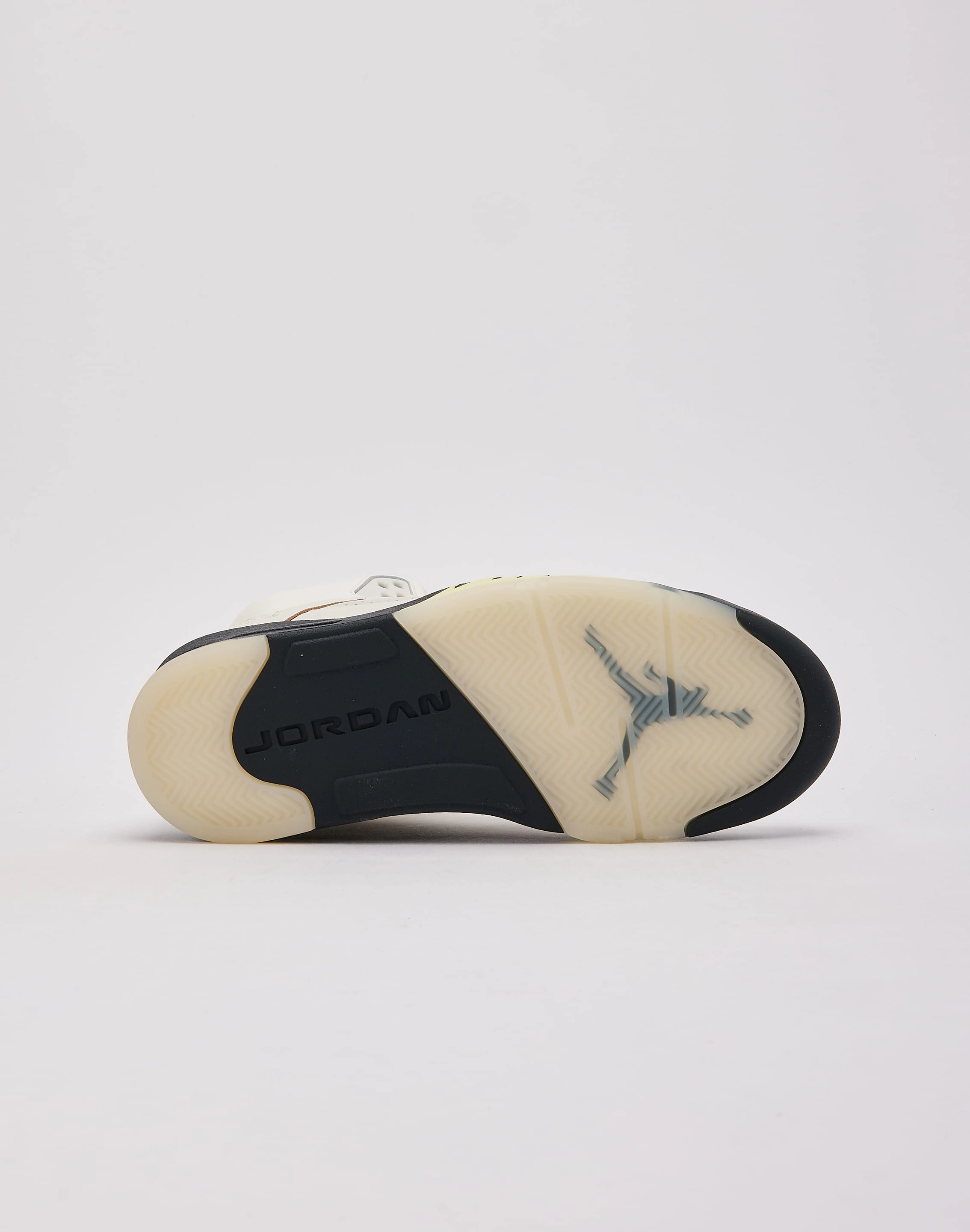 Durable Tread Design Lightweight durability Jordan Air Jordan 5 Retro 'Luminous Green and Sail'