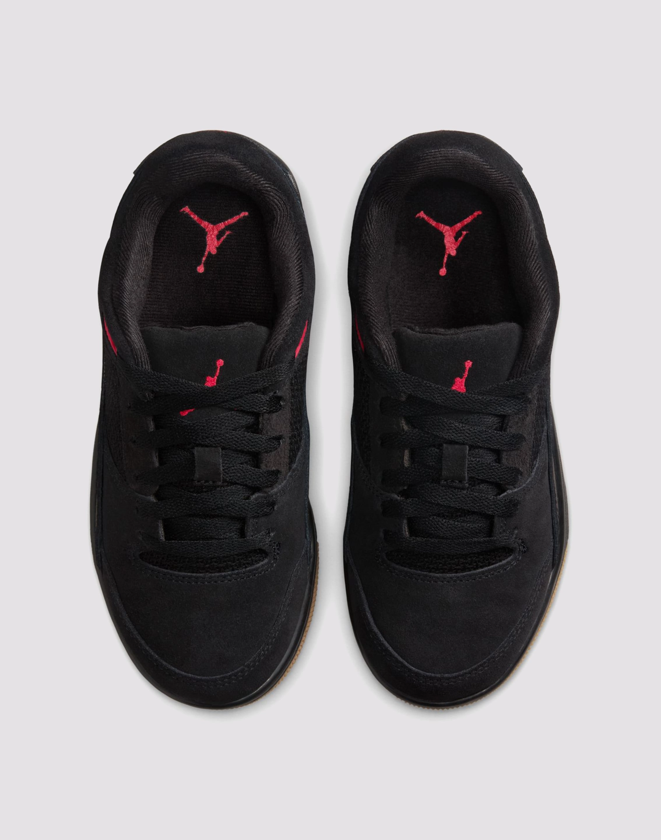 Padded materials Jordan Flight Court Grade School Boys'&nbsp;"Black/Varsity Red/Gum Med Brown"&nbsp;Shoe