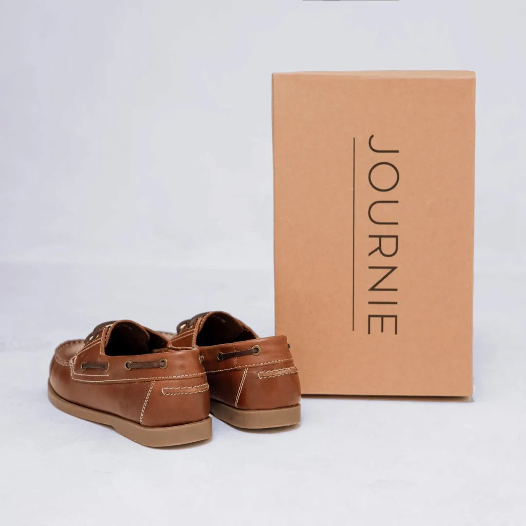 Journie Boat Shoes - Brown