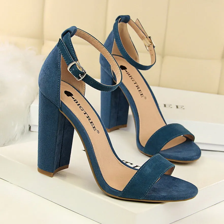 Just The Basics Platform Block Heels