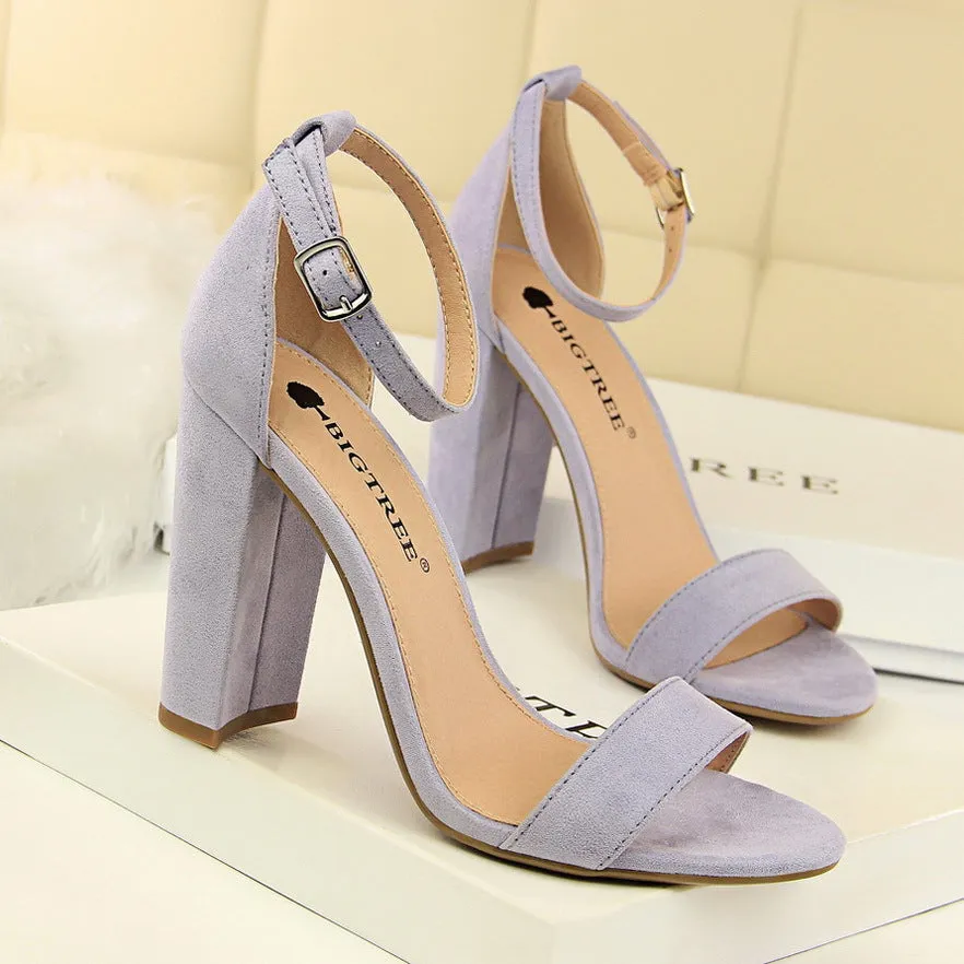 Just The Basics Platform Block Heels