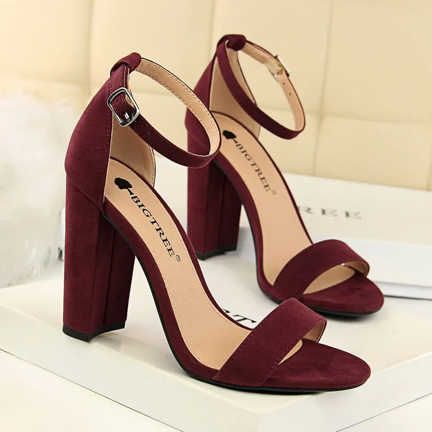 Just The Basics Platform Block Heels