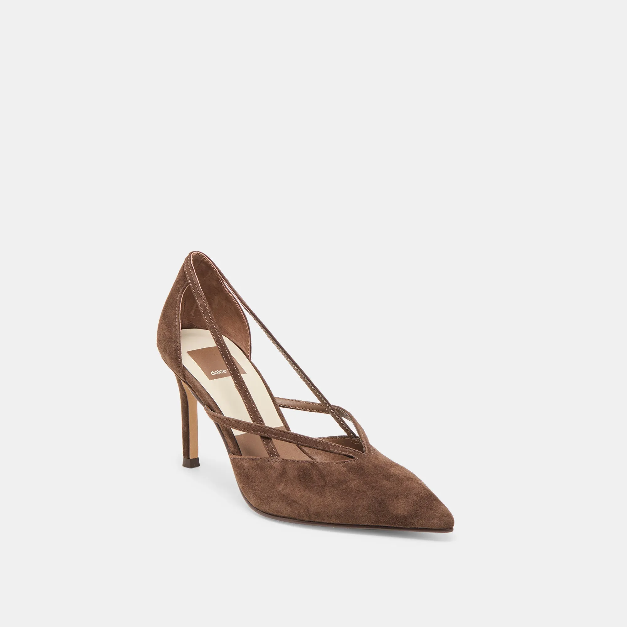 KAINE HEELS DK BROWN SUEDE Carry Guard Club Ready