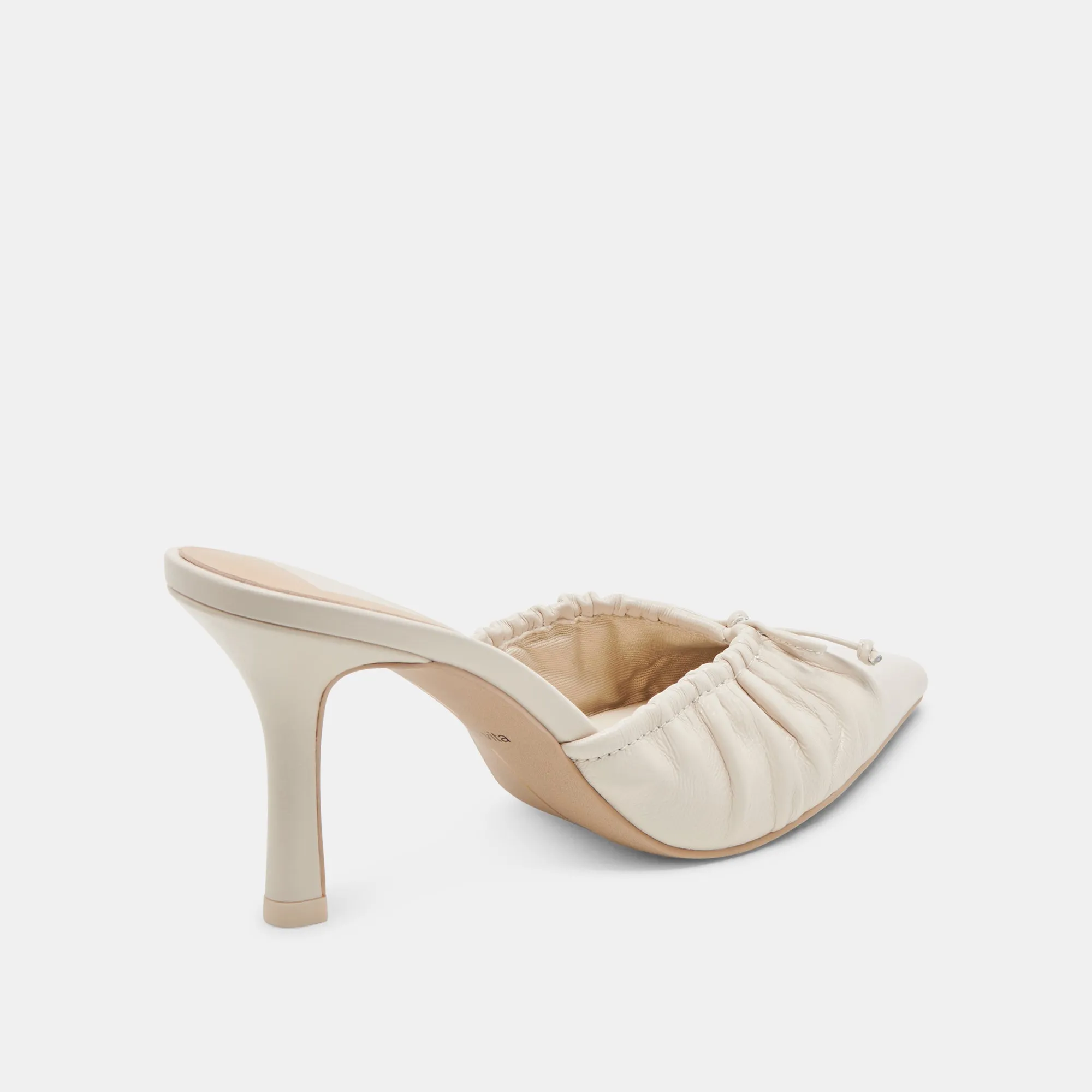 Heroine Spark Formal Shoes KAIRI HEELS IVORY CRINKLE PATENT