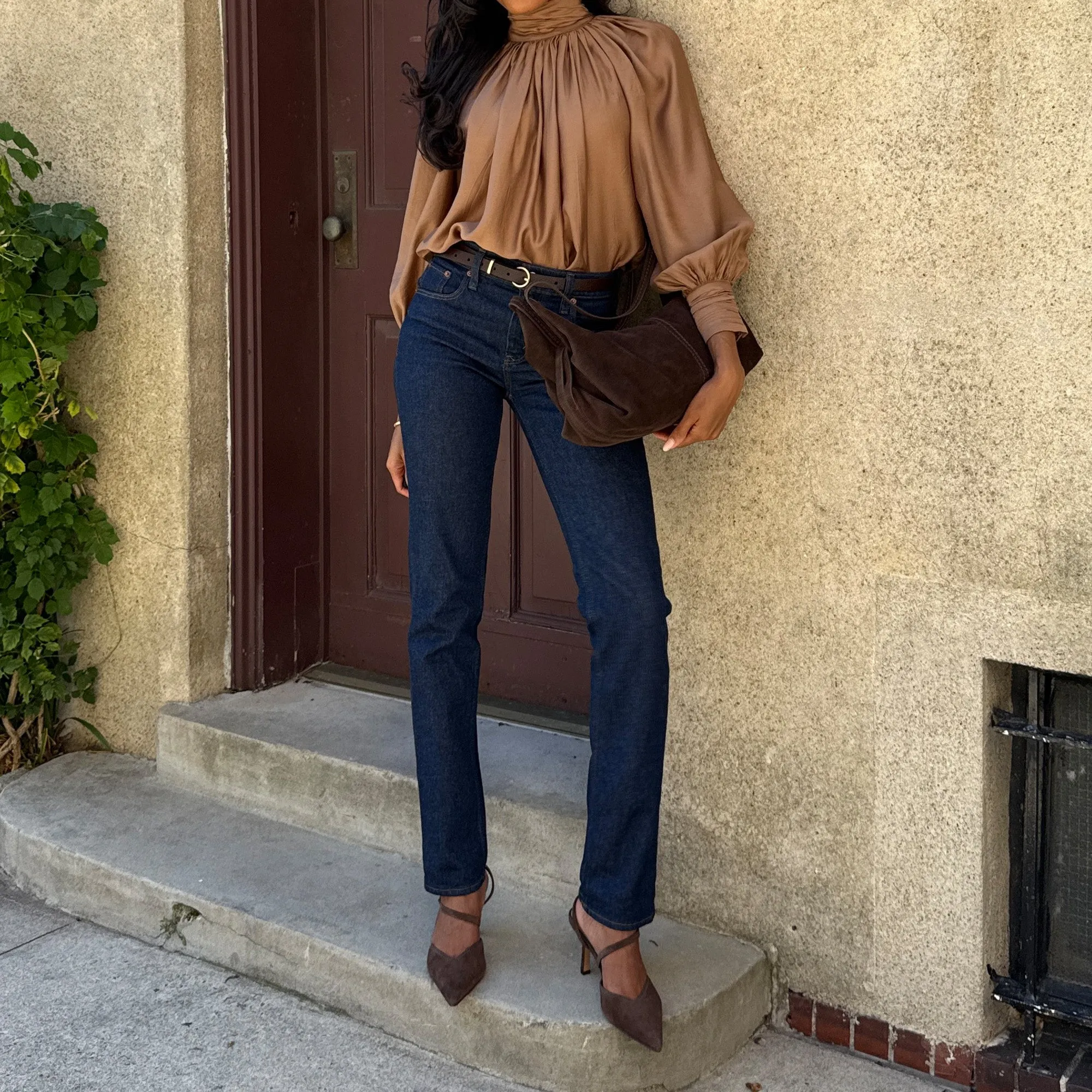 Classy Look KAMRA HEELS DK BROWN SUEDE