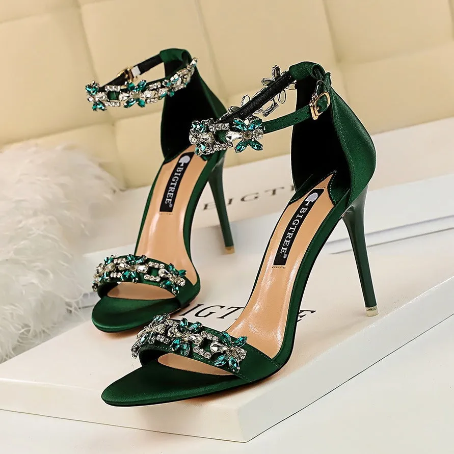Karen – Stunning Stiletto Heels with Rhinestones