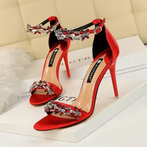 Karen – Stunning Stiletto Heels with Rhinestones