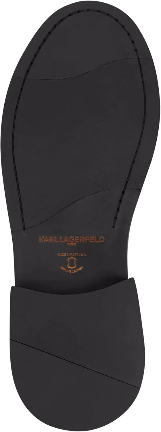 Karl Lagerfeld Paris Men's Side Zip Combat Boot