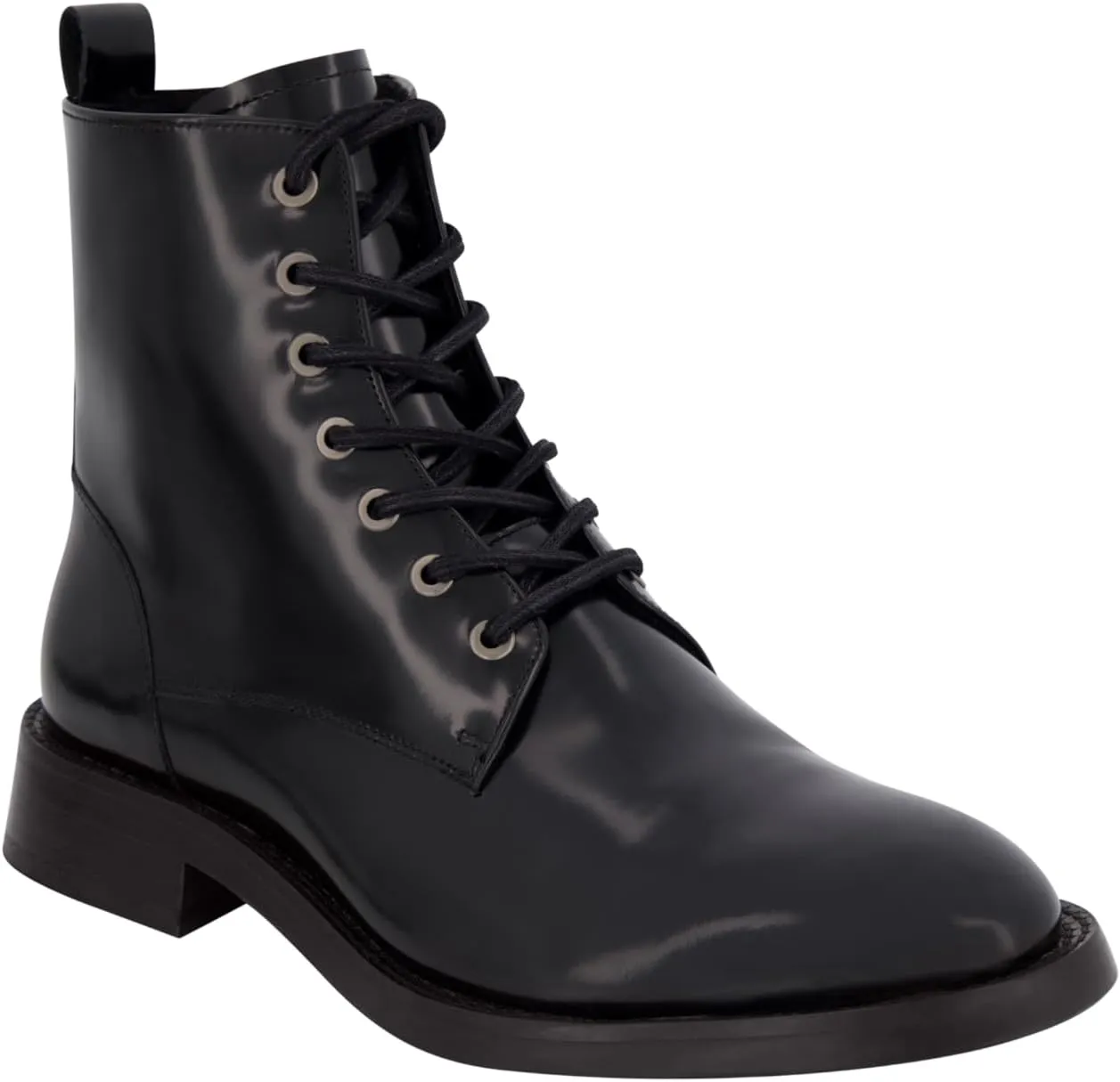 Karl Lagerfeld Paris Men's Side Zip Combat Boot