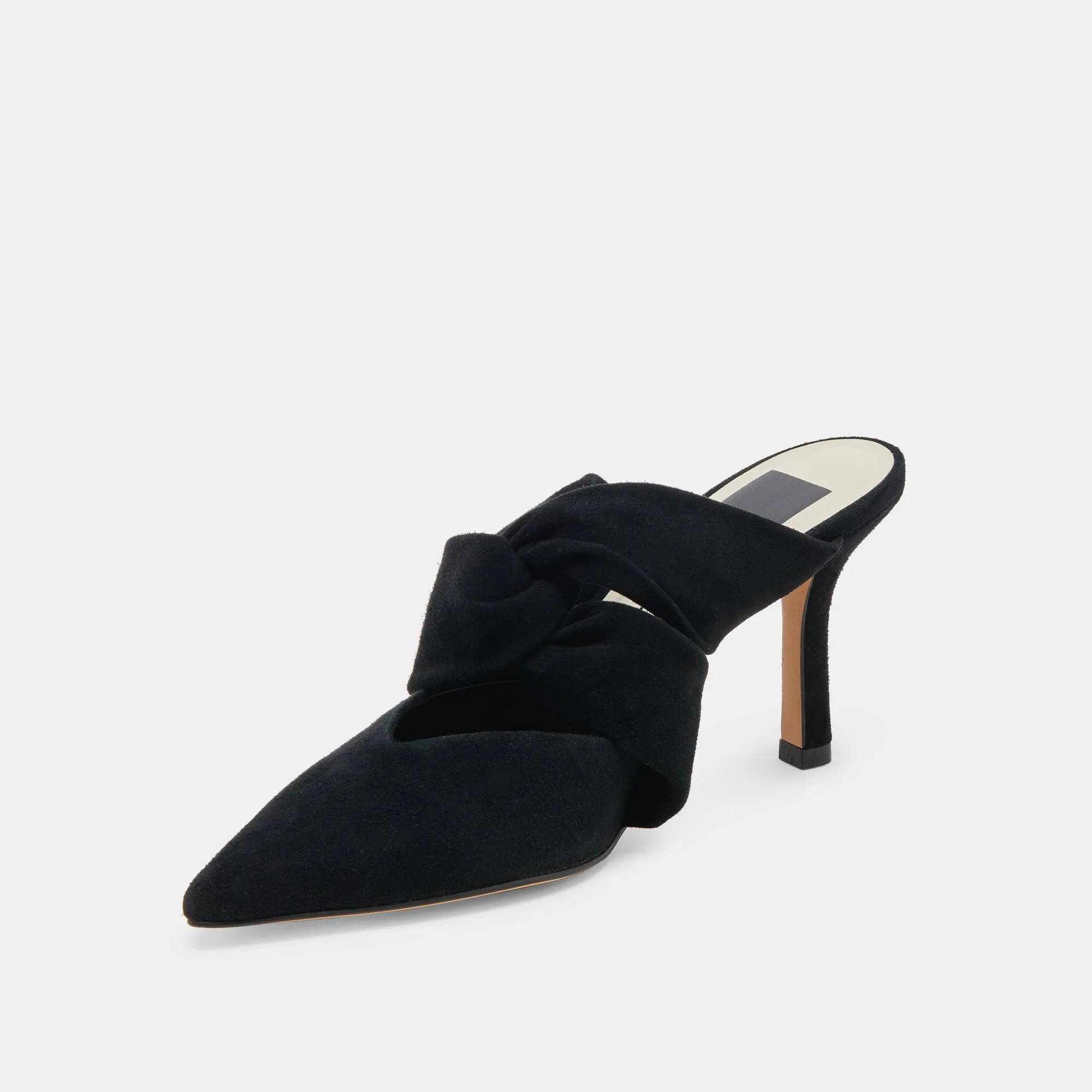 KELSY HEELS ONYX SUEDE Airport Edge