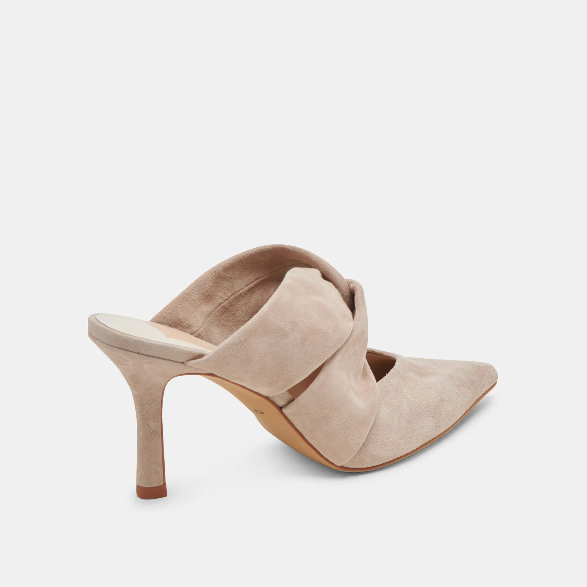 Youth Edge Unique Pick KELSY HEELS TAUPE SUEDE