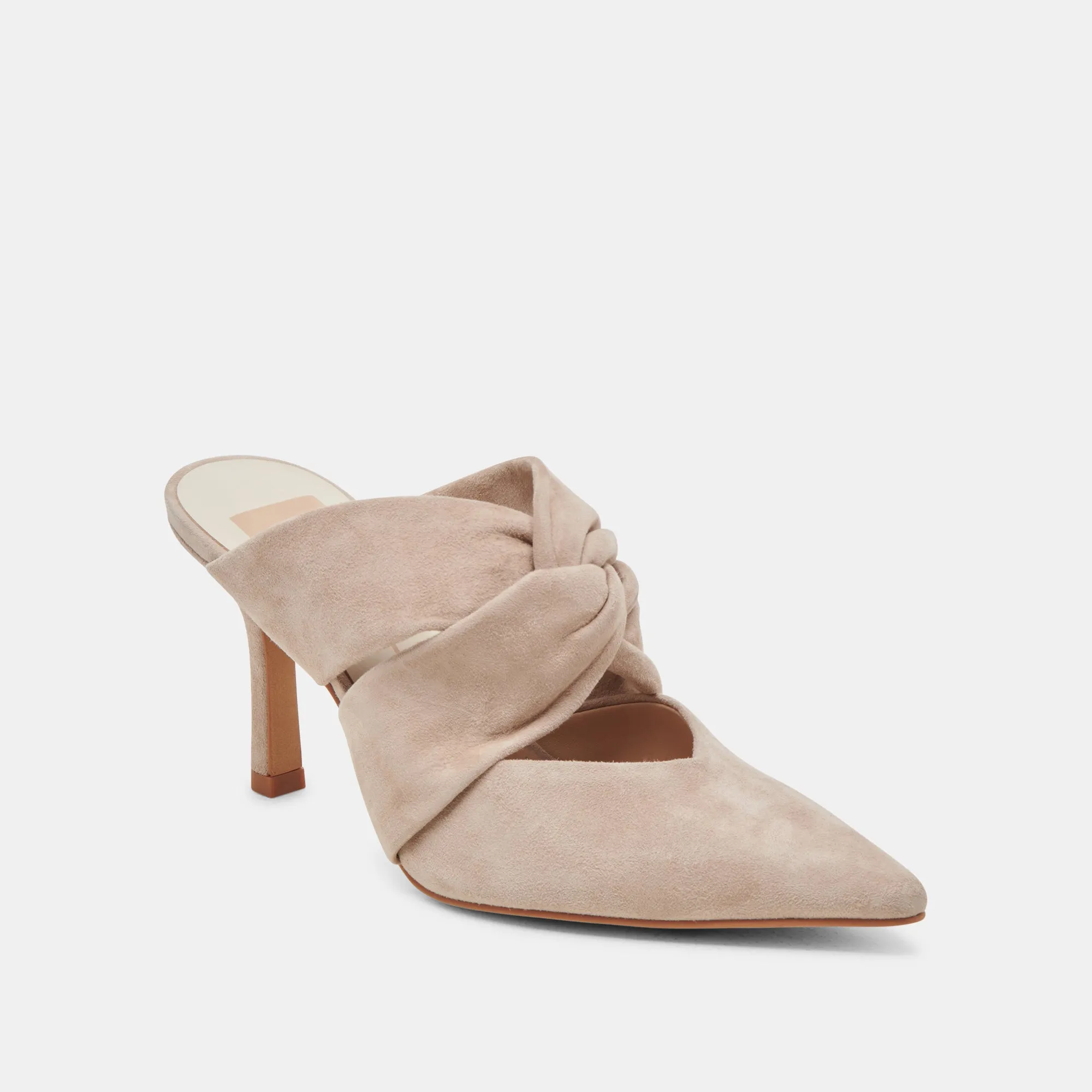 KELSY HEELS TAUPE SUEDE Fall Spark