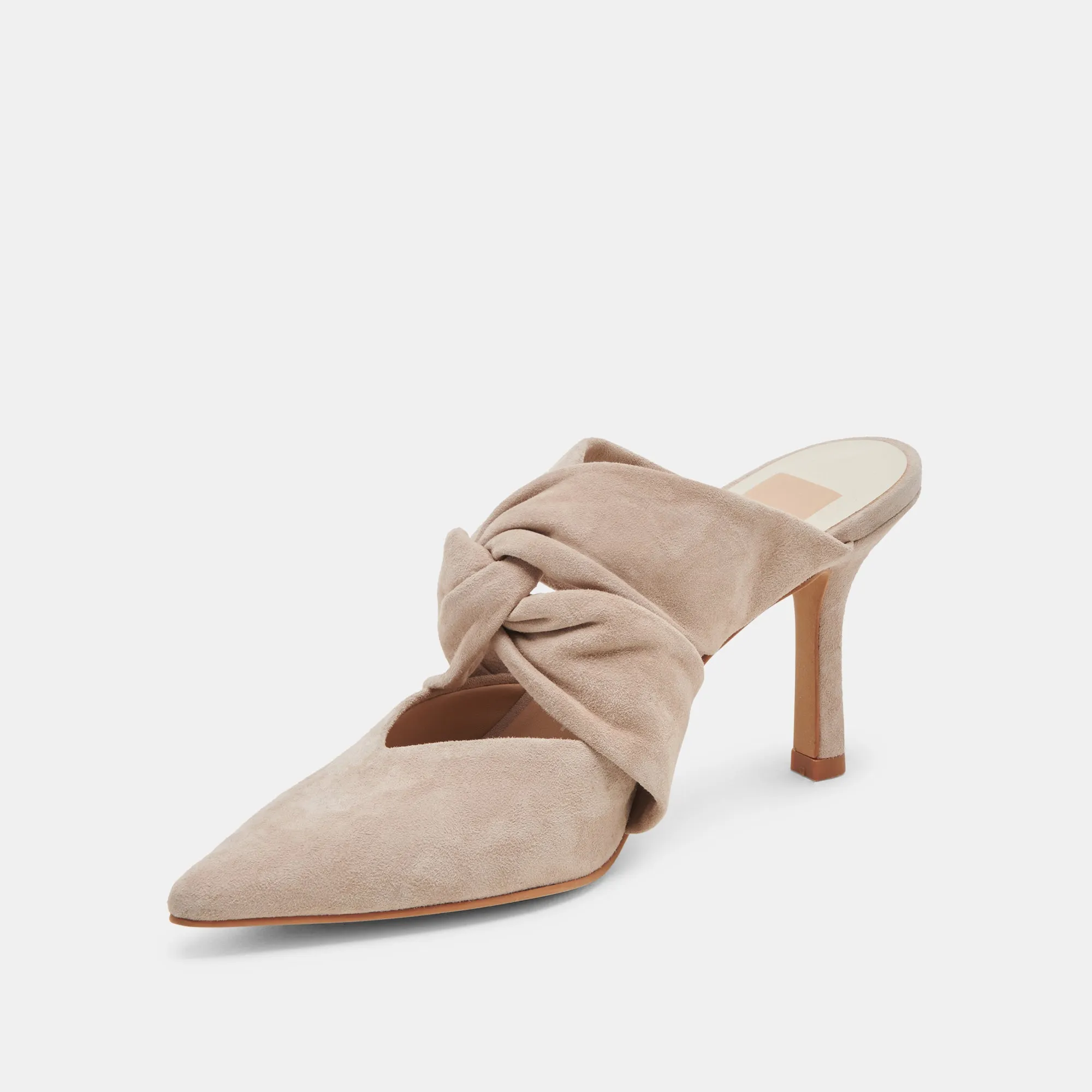 KELSY HEELS TAUPE SUEDE Designer Pick