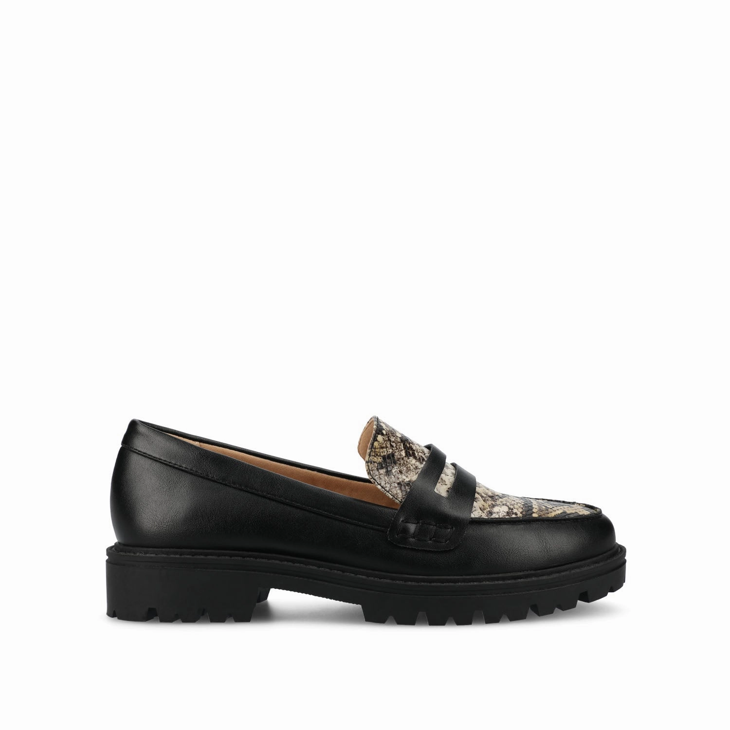KENLY LOAFER FLATS IN SNAKE Everyday Slip