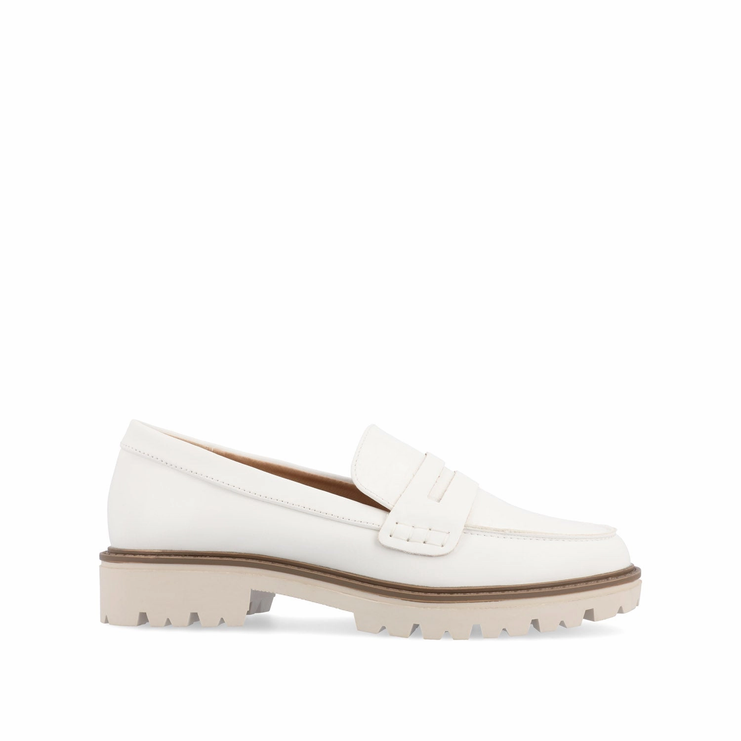 KENLY LOAFER FLATS IN VEGAN LEATHER Morning Glow