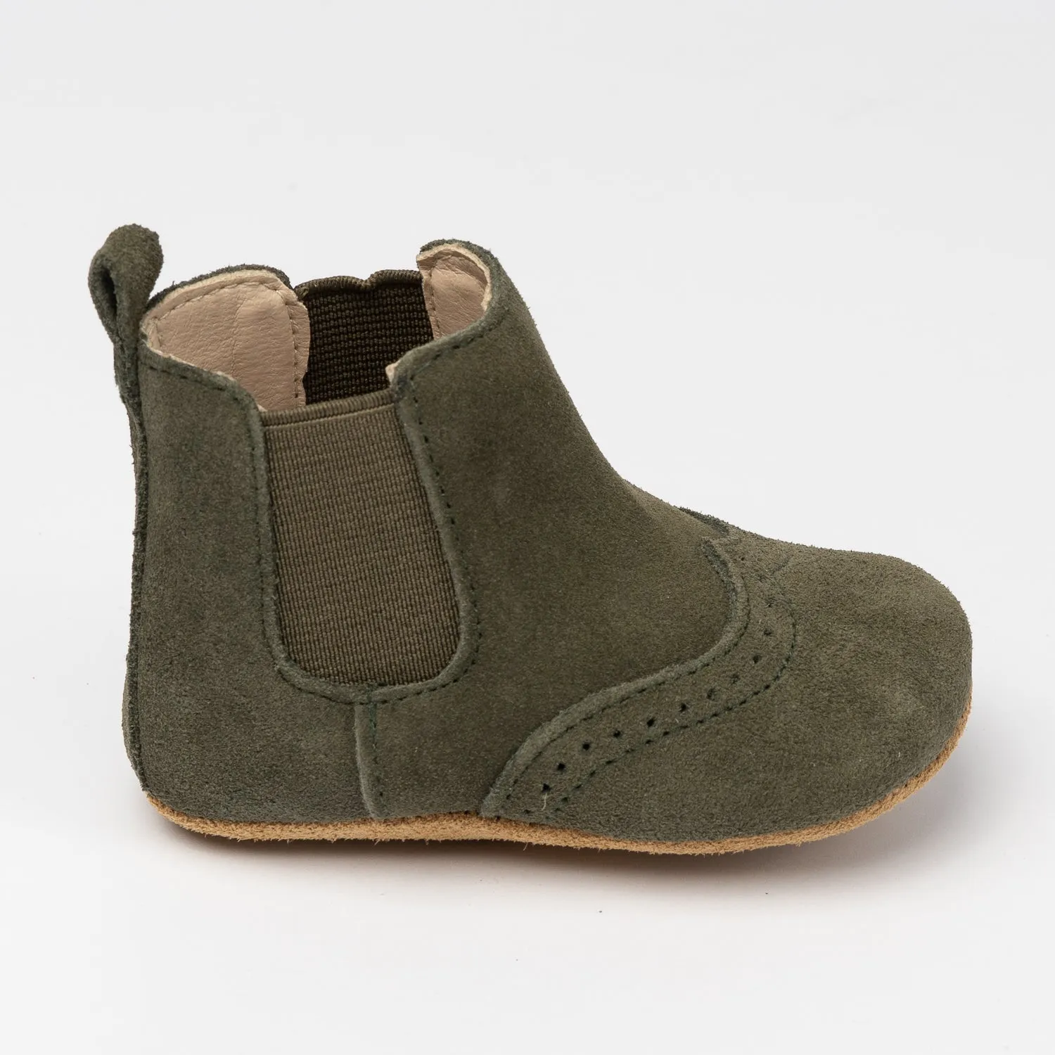Khaki Suede Cassidy Boot