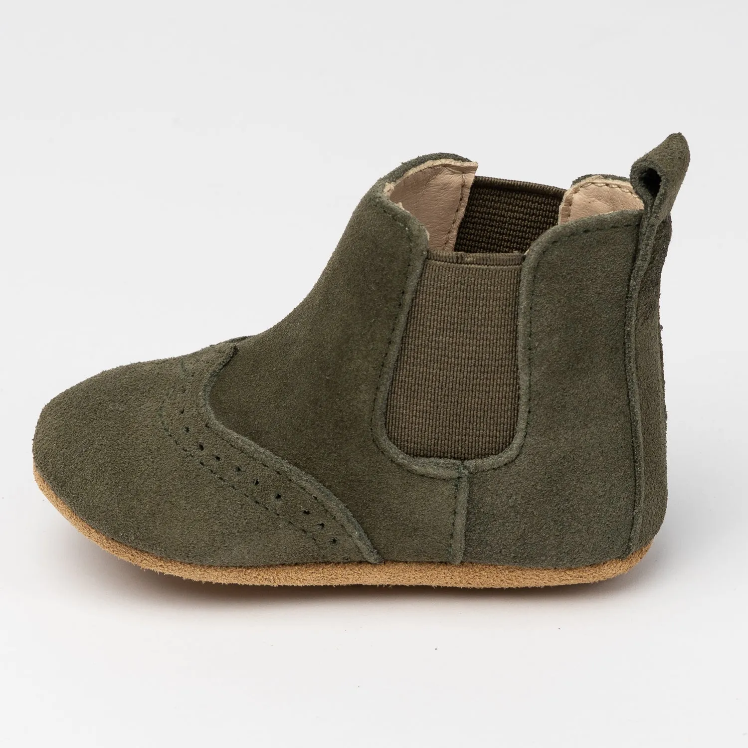 Khaki Suede Cassidy Boot