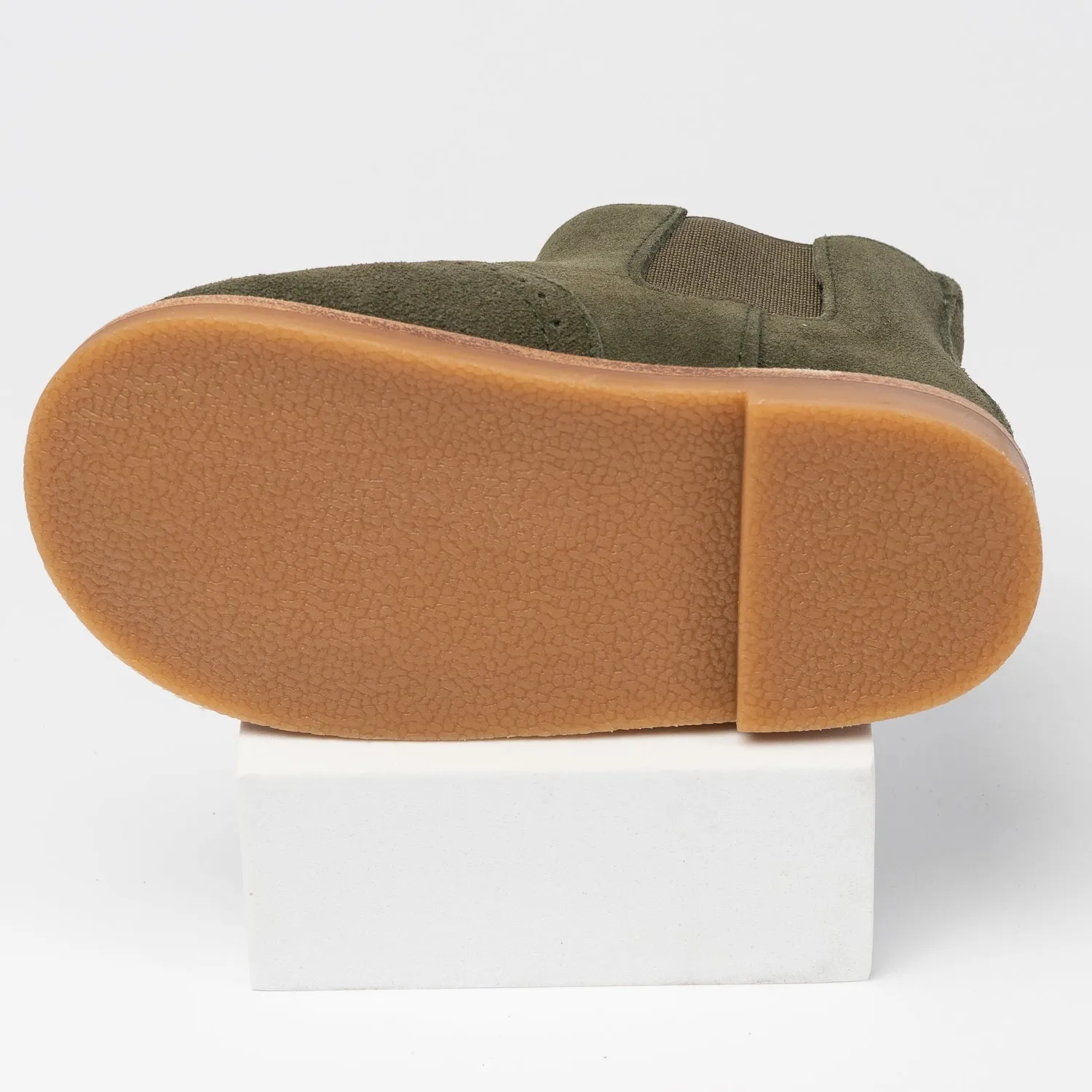 Khaki Suede Cassidy Boot