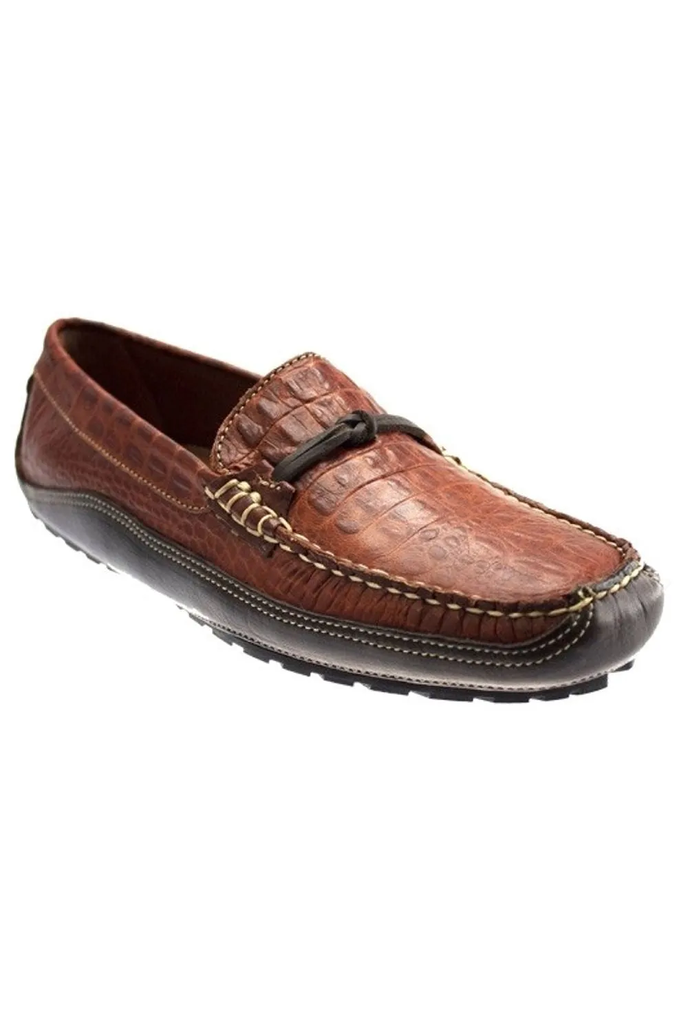 Kiawah Lace Bit Driver in Sport Rust Croco by T.B. Phelps