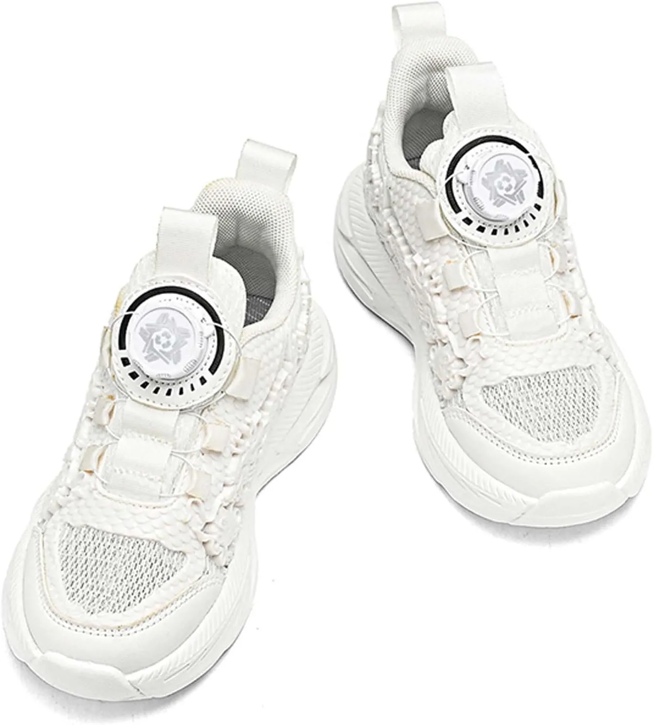 Kids Sneakers Boys Girls Night Glow Casual Walking Shoes Arch Support High Elasticity Badminton Shoes Lightweight Comfortable Sport Athletic 12.5~6.5 Sizes
