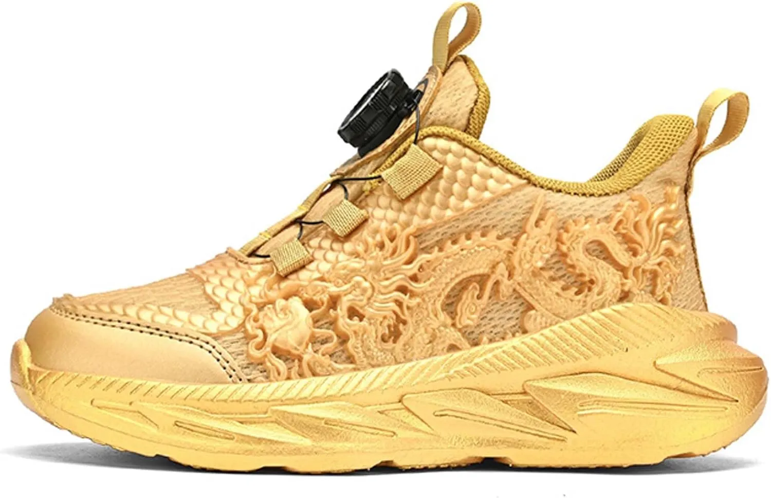 Kids Sneakers Boys Girls Night Glow Casual Walking Shoes Arch Support High Elasticity Badminton Shoes Lightweight Comfortable Sport Athletic 12.5~6.5 Sizes
