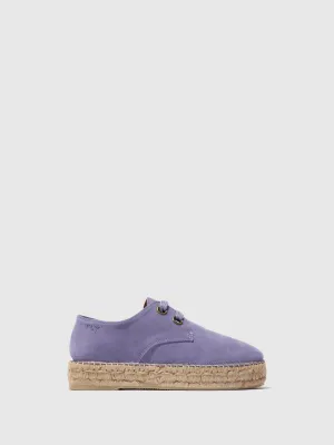 Lace-up Espadrilles PETH525FLY VIOLET