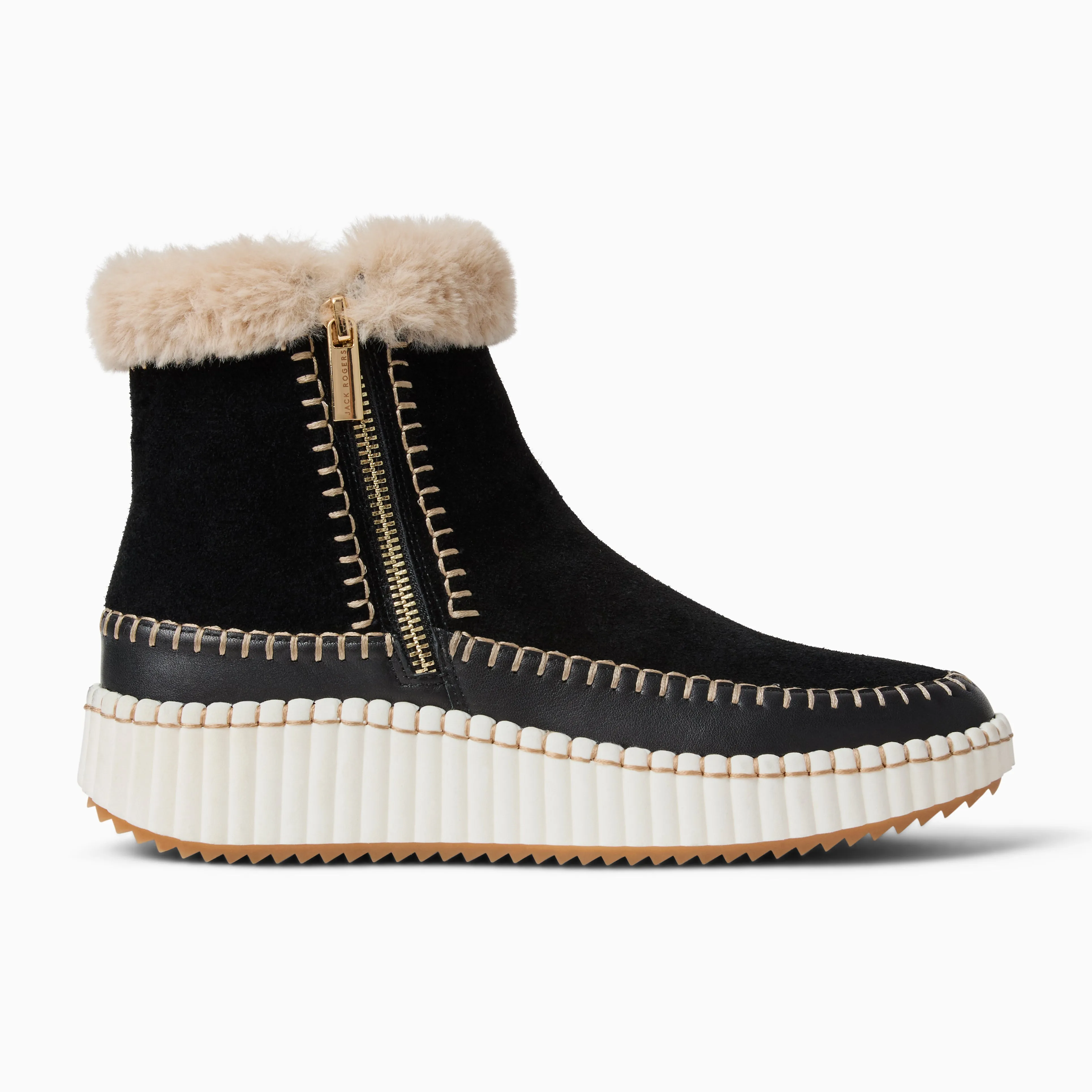 Insulated Rainy Days Janetta Suede Sneaker Bootie