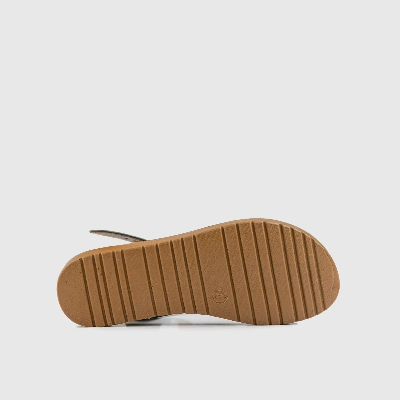 Ladies Thong Strap Sandal Olive 10511