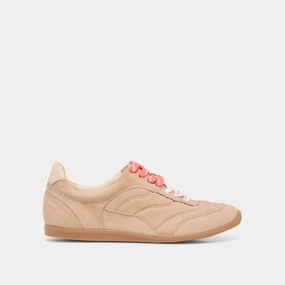 LAINI SNEAKERS CAMEL SUEDE Sweat Friendly Breathable mesh