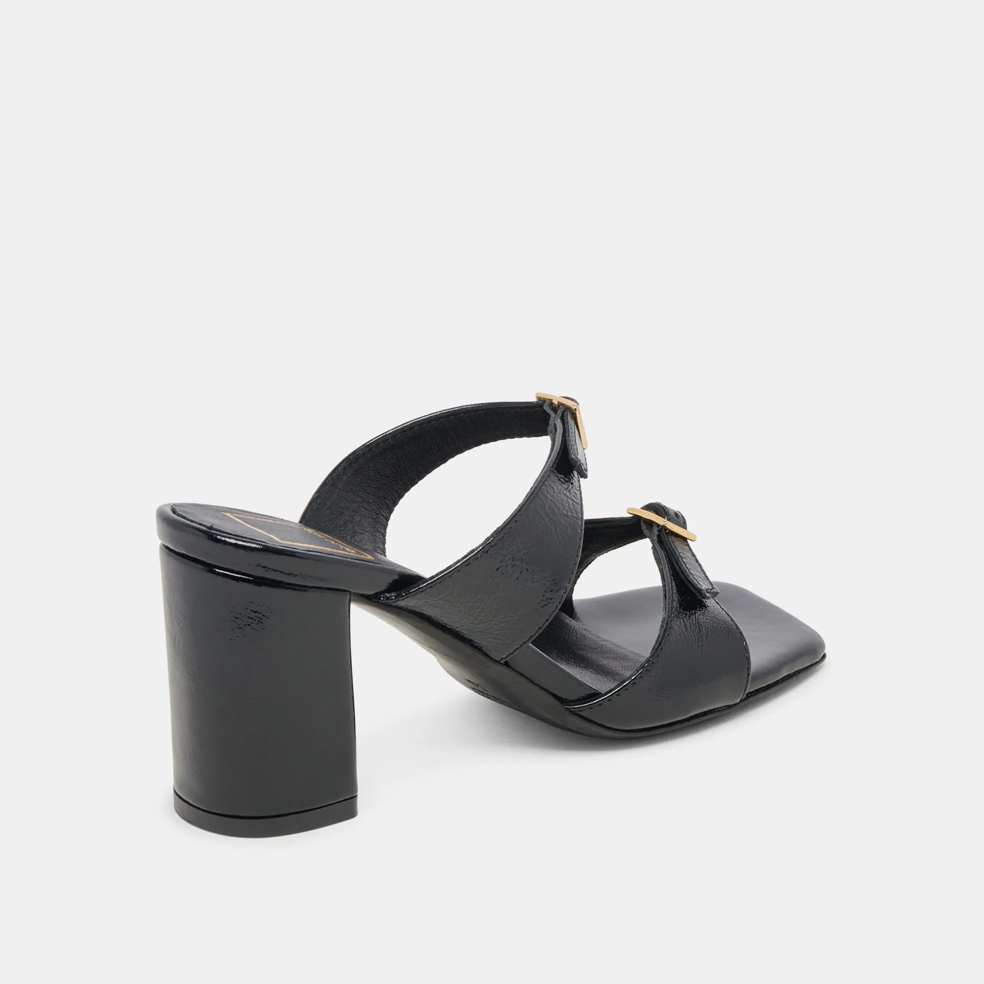 Iconic Finish Inner Spark SHANE HEELS MIDNIGHT CRINKLE PATENT