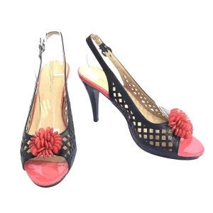 Laser Cut Stiletto Heels