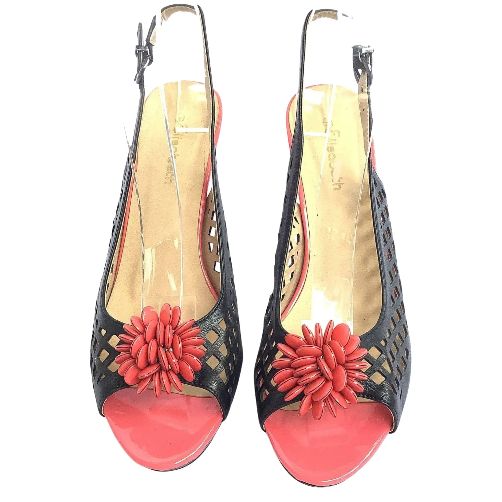 Laser Cut Stiletto Heels