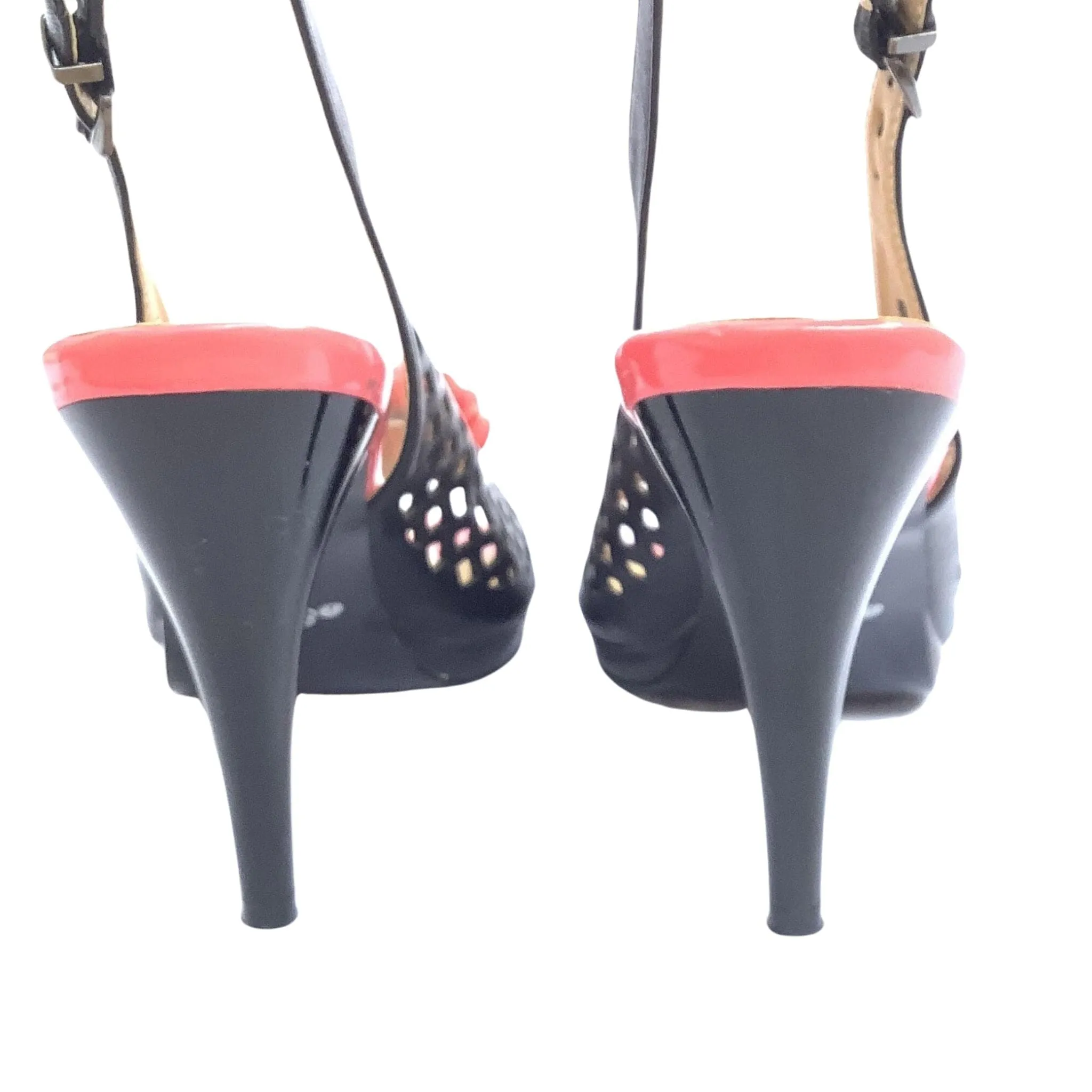 Laser Cut Stiletto Heels