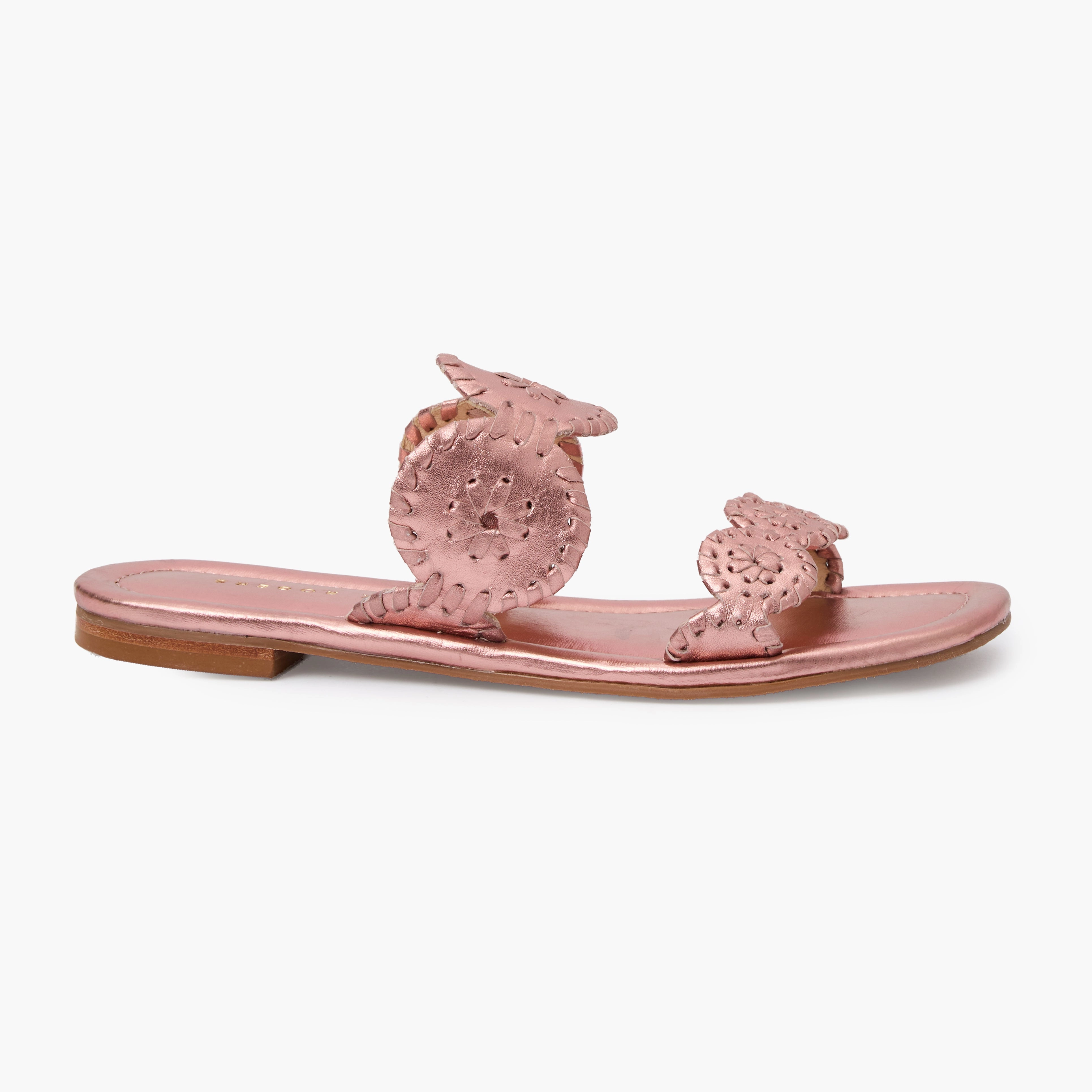 Lauren II Leather Slide Sandal Step Ready
