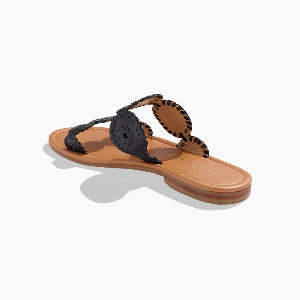 Lauren II Leather Slide Sandal Walk Flow Moisture Wicking Insole