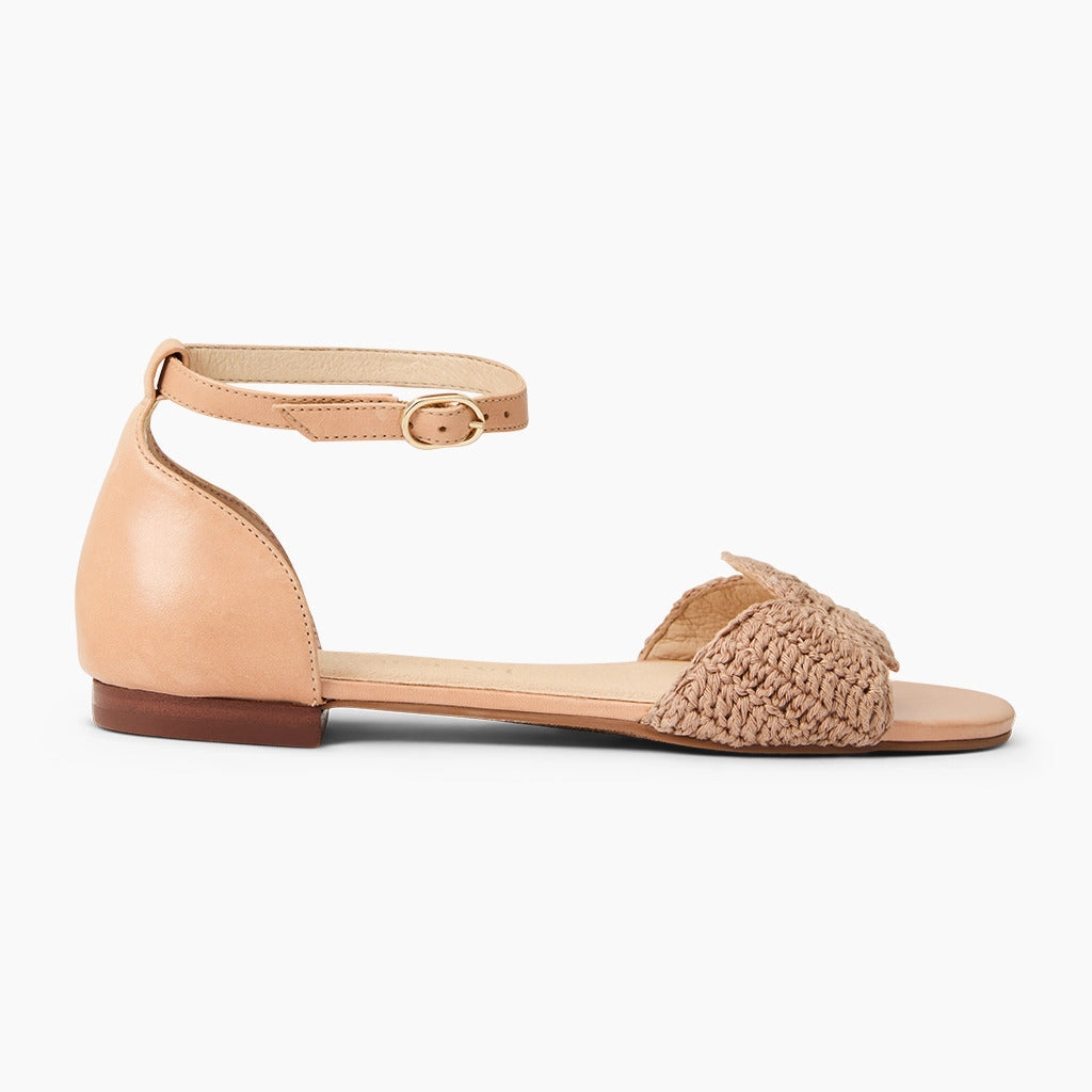 Anti Slip Traction Heat Proof Laurin Crochet Ankle Strap Sandal