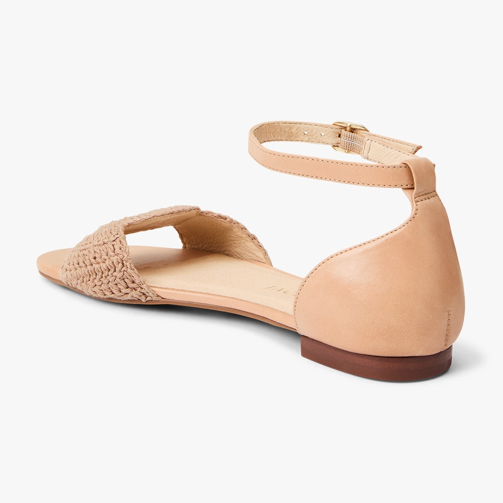 Laurin Crochet Ankle Strap Sandal Sea Fun