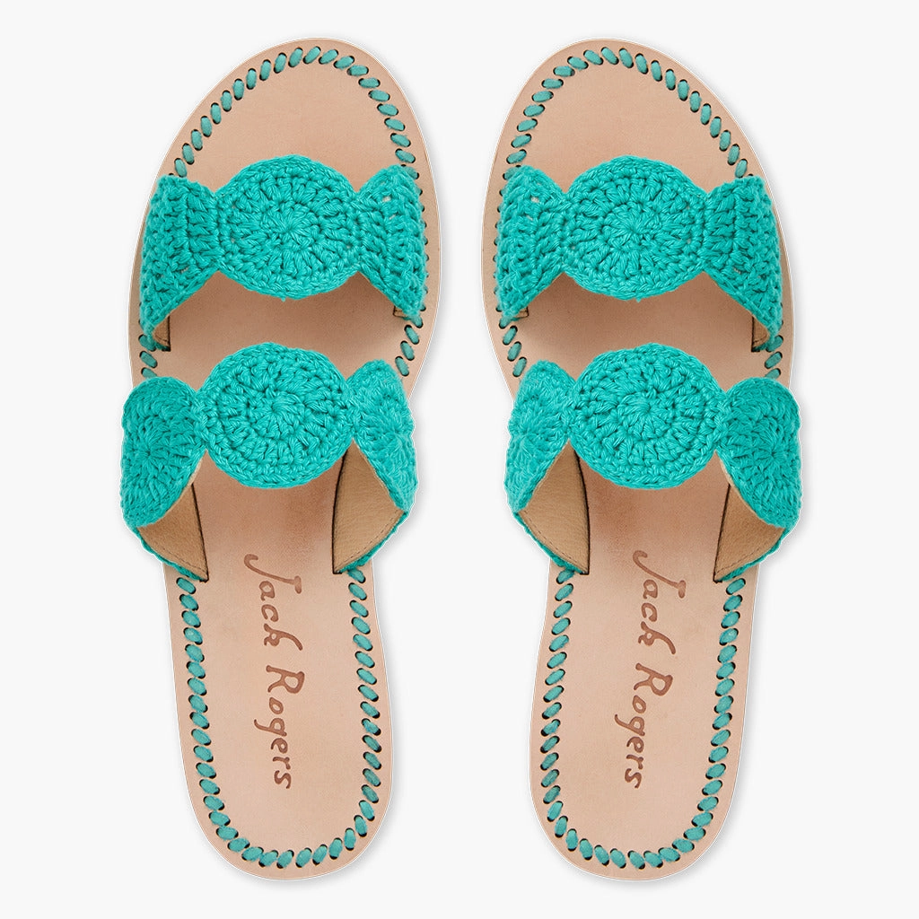 Laurin Crochet Flat Sandal Thermo Adjustable Straps Practical Comfort