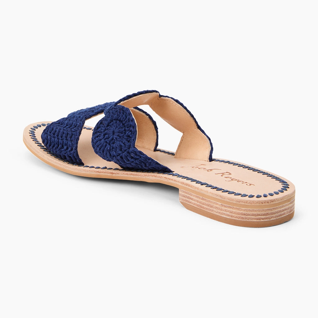 Laurin Crochet Flat Sandal Light Travel Flats Dynamic Arch Contouring