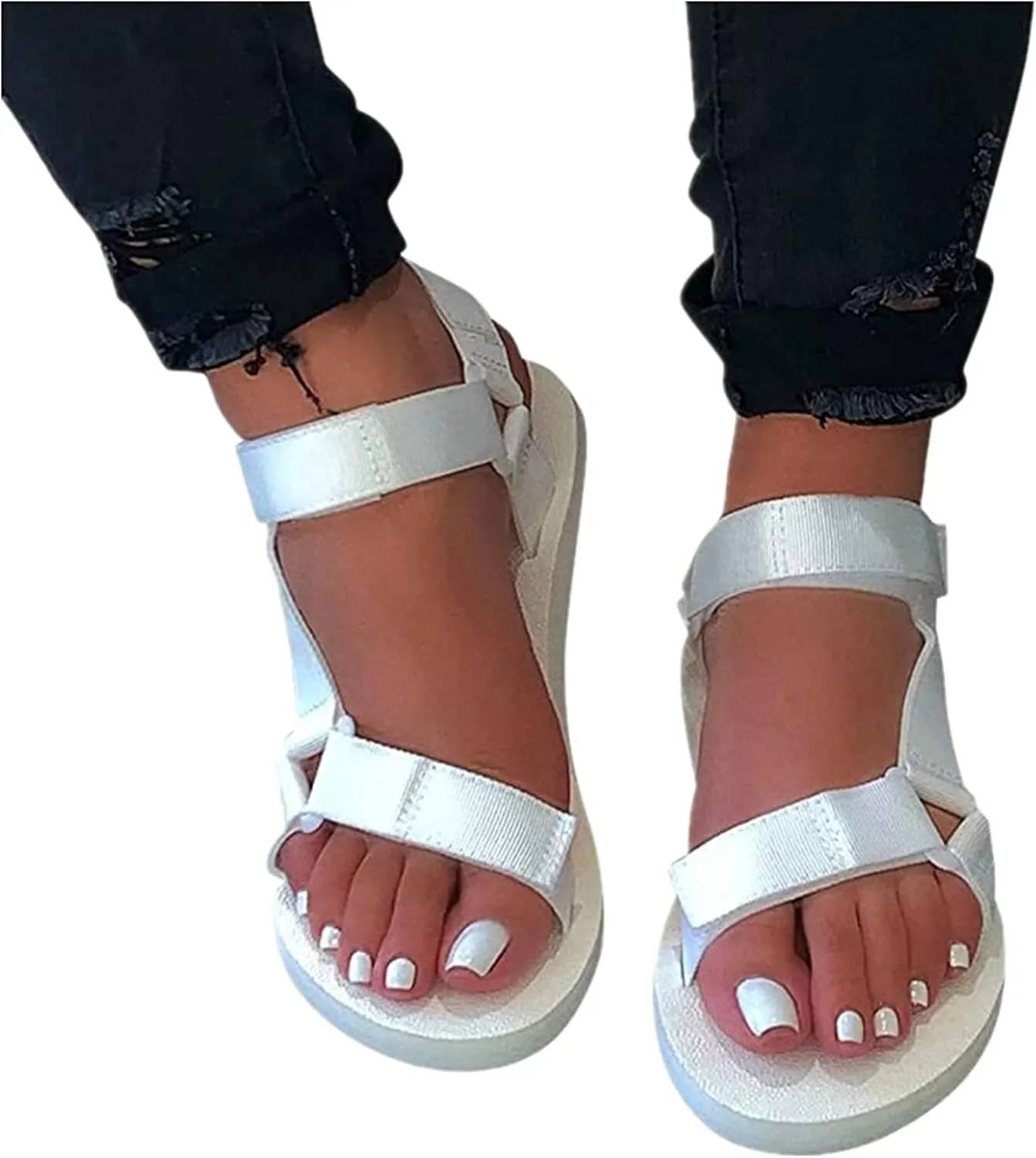 Lausiuoe Hiking Sandals Women Waterproof Lightweight Comfortable Walking Outdoor Sport Beach Quick-Drying Water Shoes