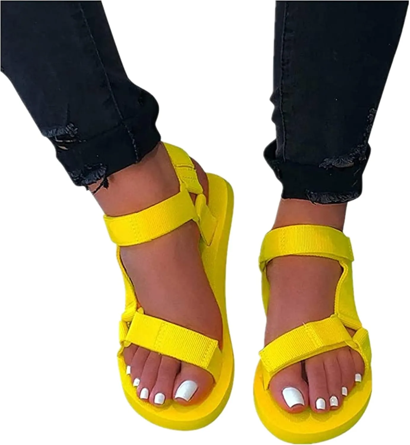 Lausiuoe Hiking Sandals Women Waterproof Wide Width Comfortable Sports Walking Sandals Lightweight Sandals for Outdoor