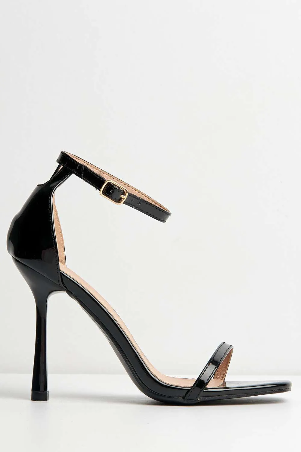 Lavz Ankle Strap Heels in Black