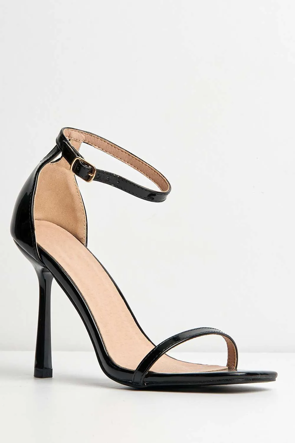 Lavz Ankle Strap Heels in Black