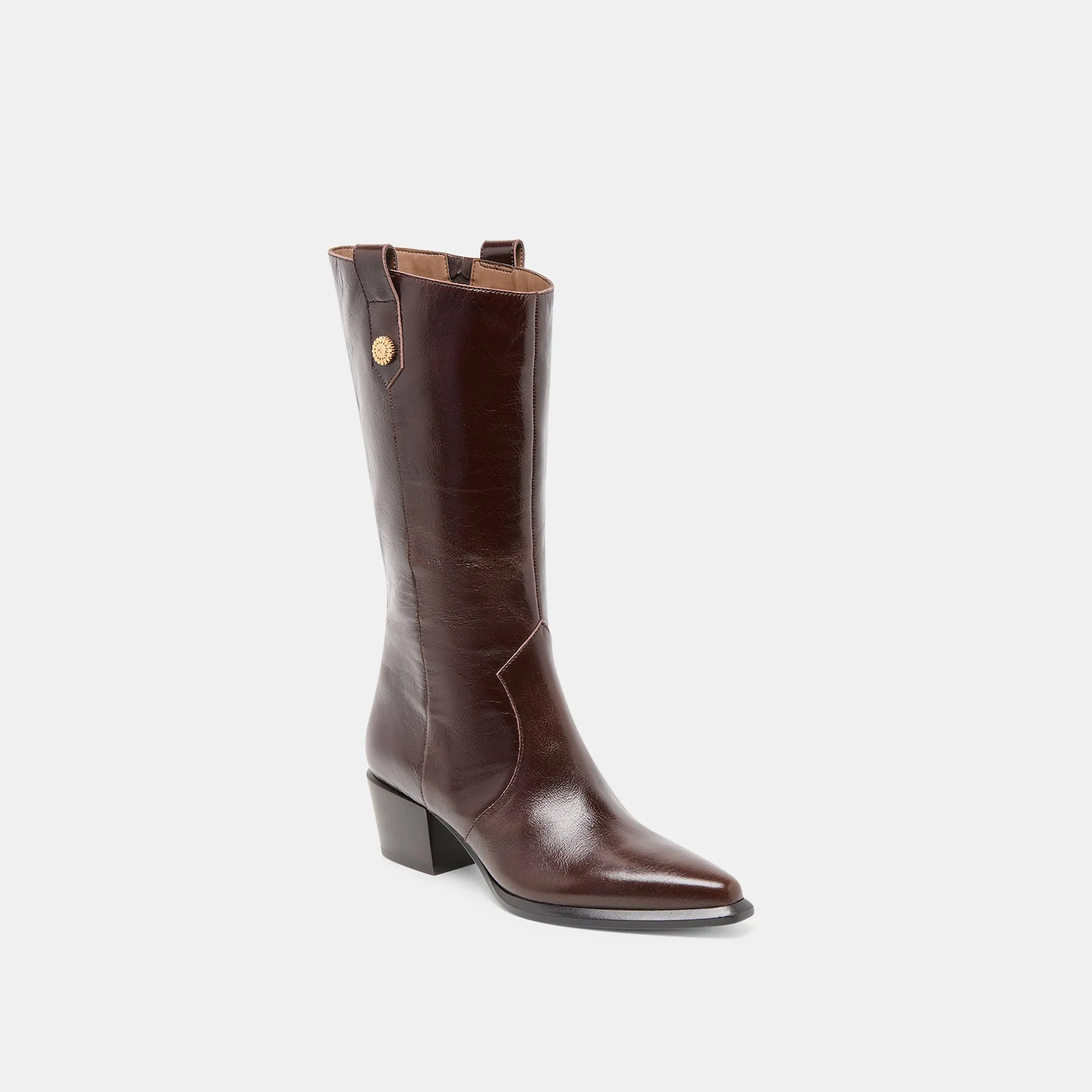 Contoured Midsole VERN BOOTS CHOCOLATE LEATHER