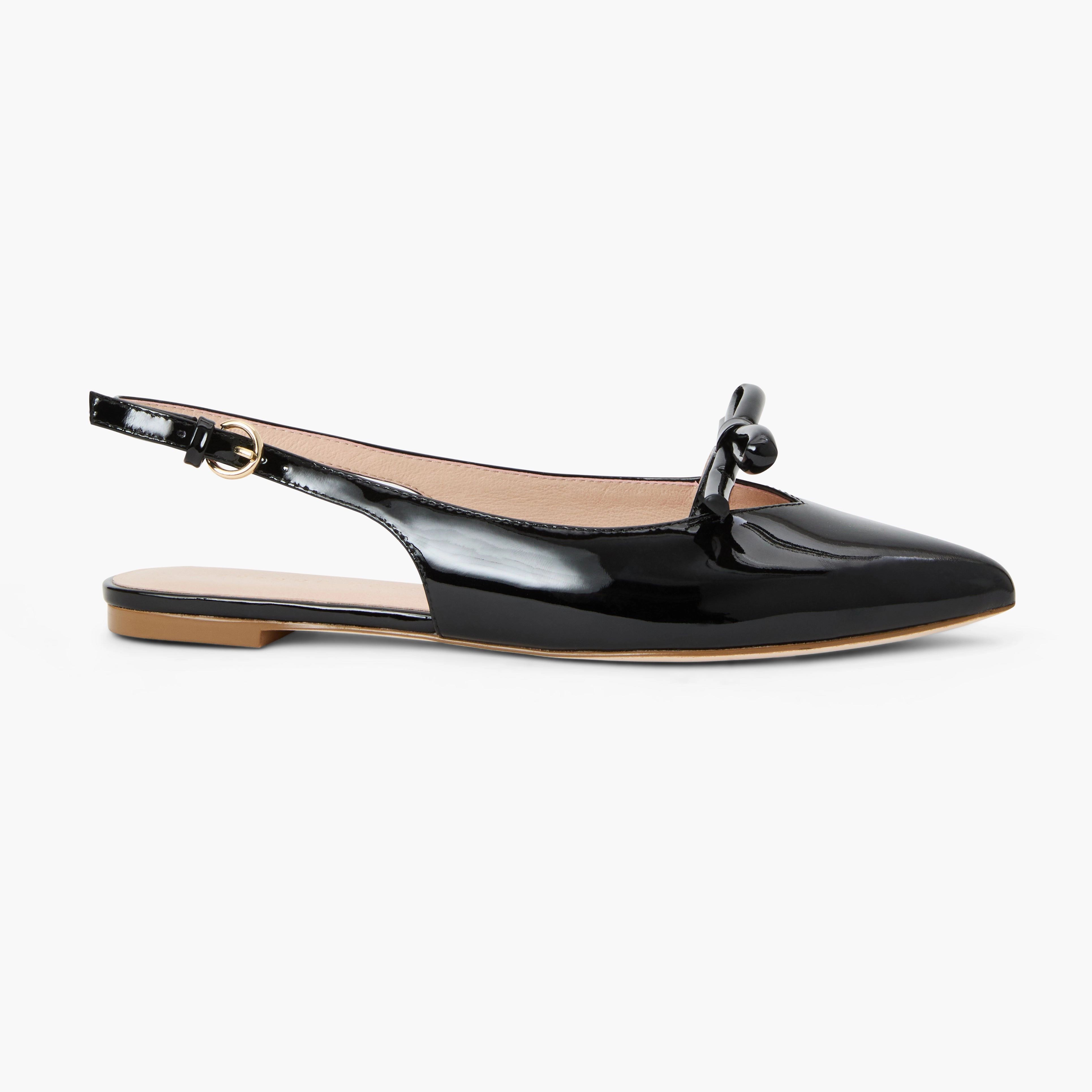 EVA sole Team Lunch Lennox Leather Slingback Flat