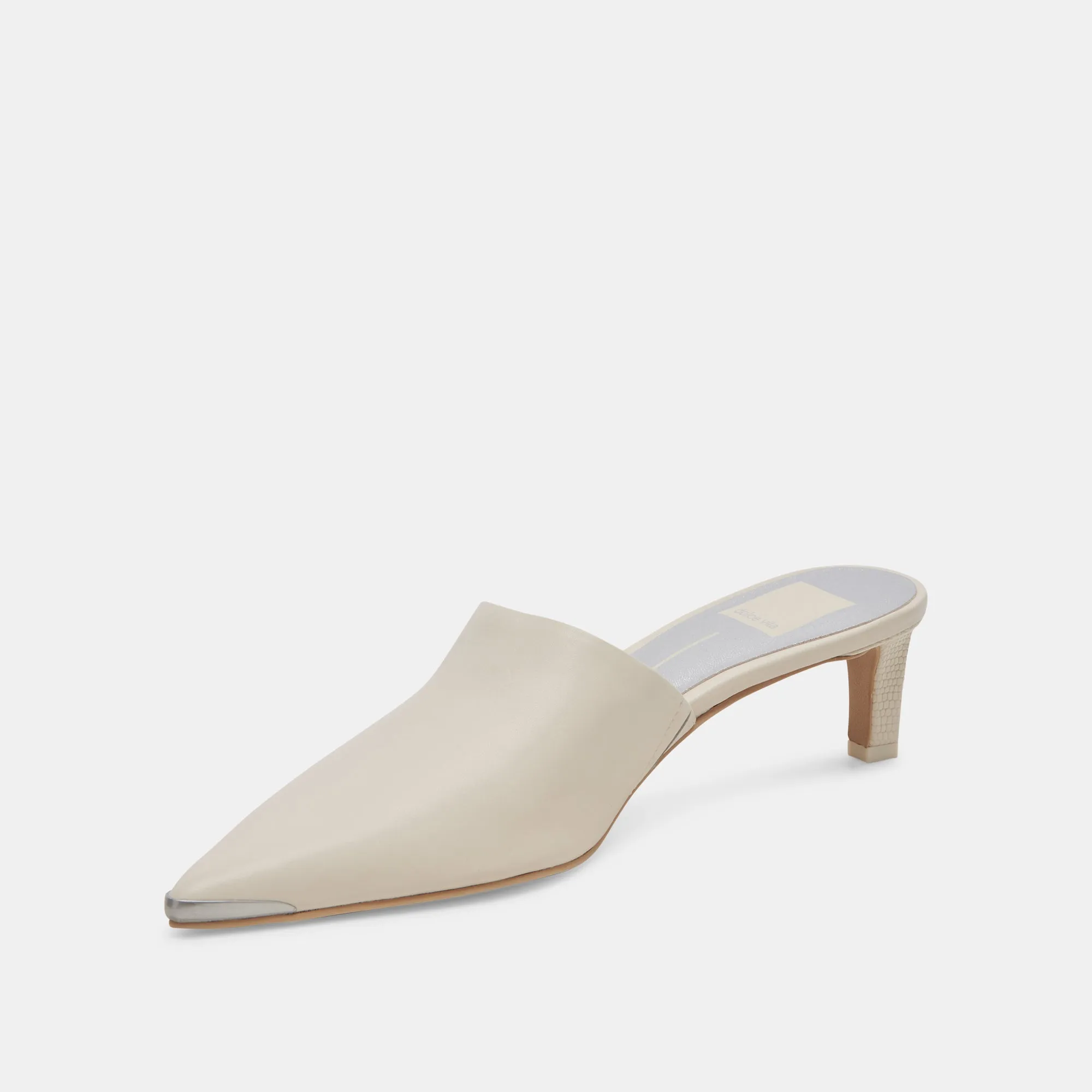 LEXY HEELS IVORY LEATHER Timeless Wear