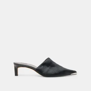 Retro Glam All-day Comfort LEXY HEELS NERO CALF HAIR