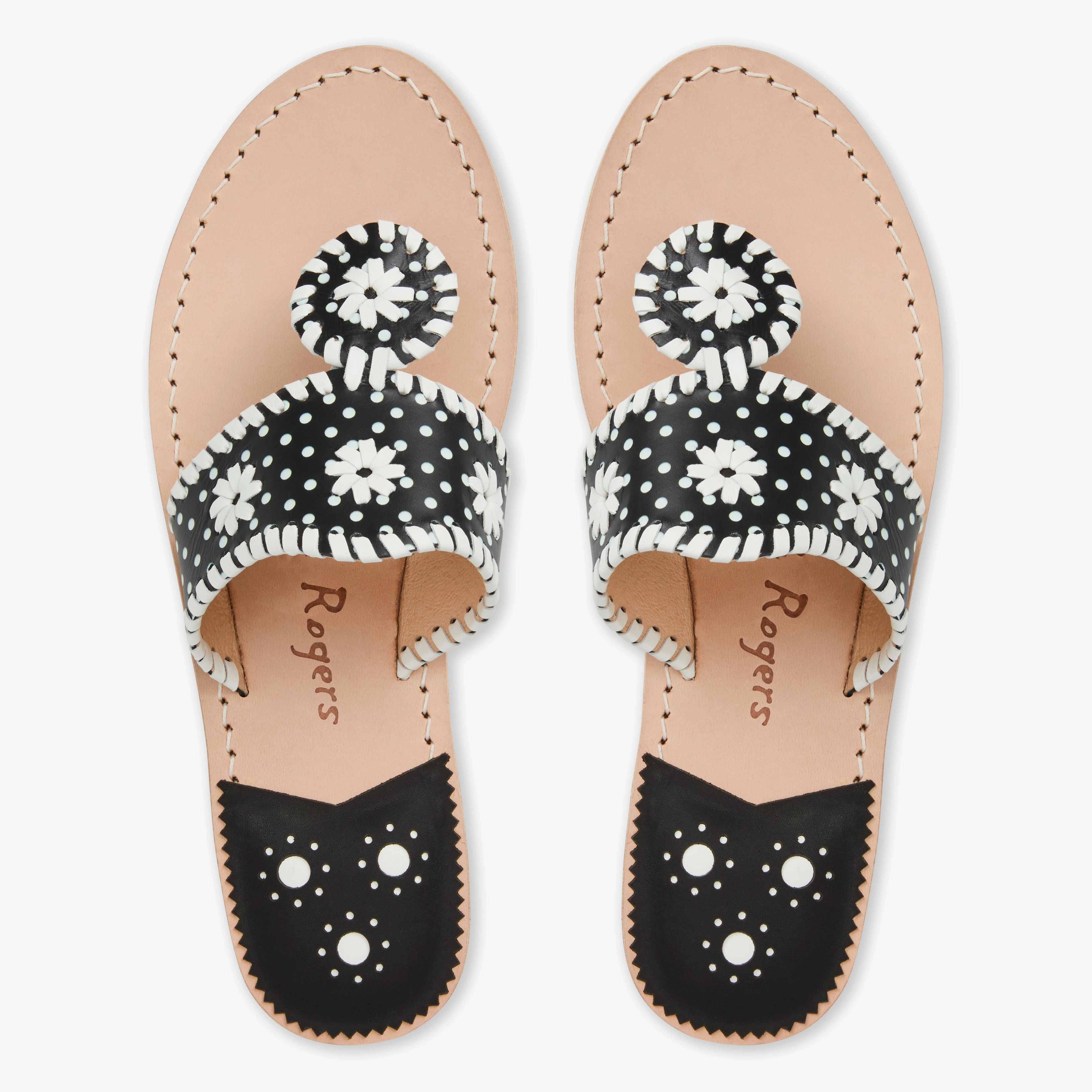 Sunny Walk Bare Feel Jacks Leather Flat Sandal